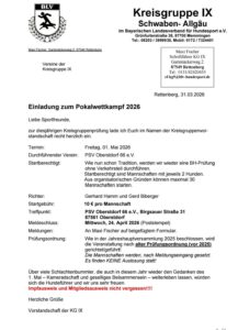 Kuhschellenpokal Wettkampf